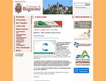 Tablet Screenshot of comune.bagnone.ms.it